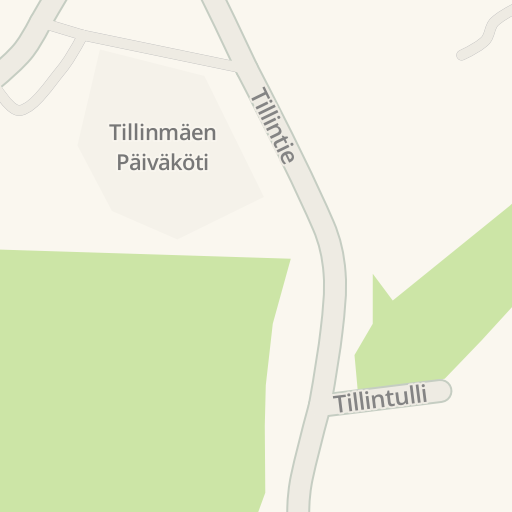 Ajo-ohjeet määränpäähän Tillinmäen Päiväköti, Tillintie, 23, Espoo - Waze
