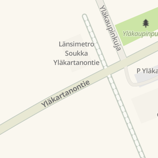 Driving directions to St1 Espoo Automaatti Soukka, Soukantie, 13, Espoo -  Waze