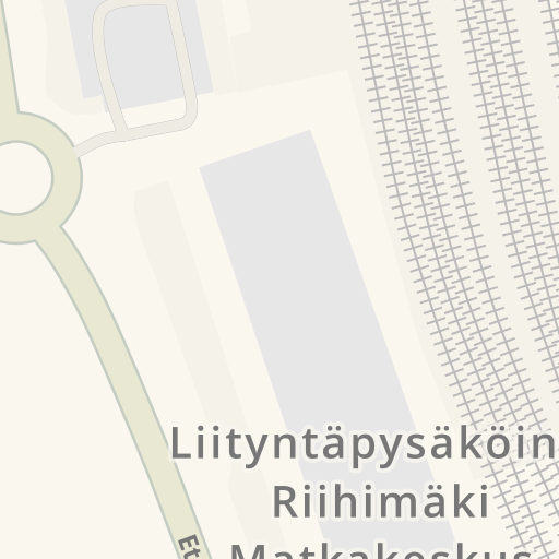 Ajo-ohjeet määränpäähän Riihimäen Rautatieasema, Asema-aukio, Riihimäki -  Waze