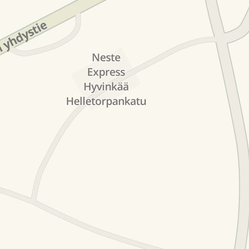 Driving directions to Neste Express Hyvinkää Helletorpankatu, 1  Helletorpankatu, Hyvinkää - Waze