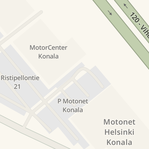 Напътствия до Onninen Express Konala, Ristipellontie, 16, Helsinki - Waze