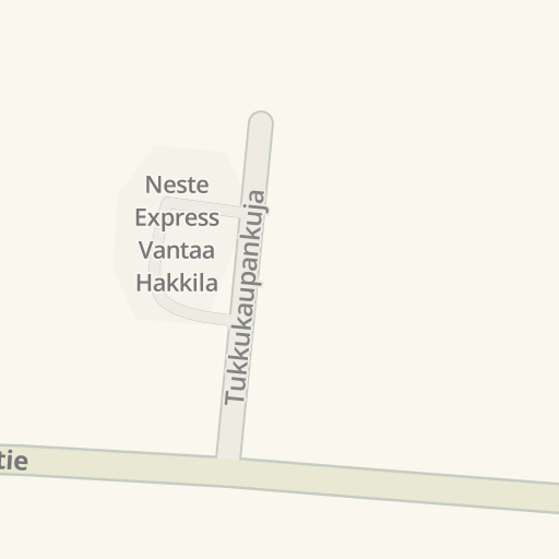 Напътствия до Neste Express Vantaa Hakkila, Tukkukaupankuja, 2, Vantaa -  Waze