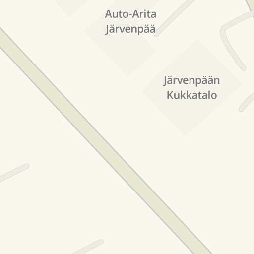Información de tráfico en tiempo real para llegar a Kirpputori Helmi,  Alhotie, 10, Järvenpää - Waze