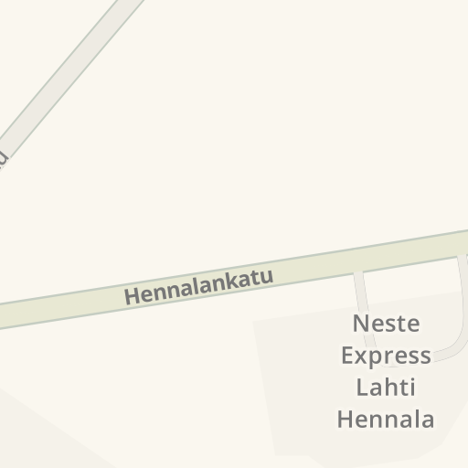 Driving directions to Neste Express Lahti Hennala, 309 Hennalankatu, Lahti  - Waze