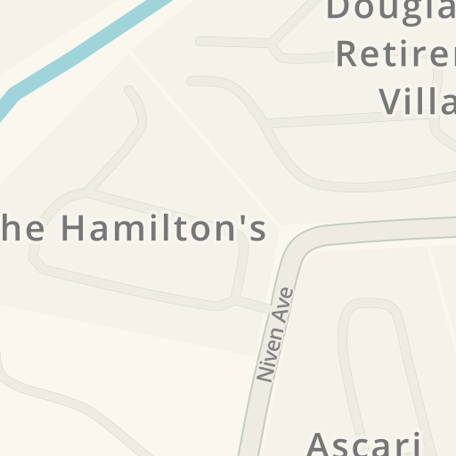 Driving directions to The Hamilton s 43 Niven Ave Douglasdale