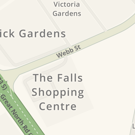 Driving directions to Victoria Gardens, 58 Webb St, Northmead