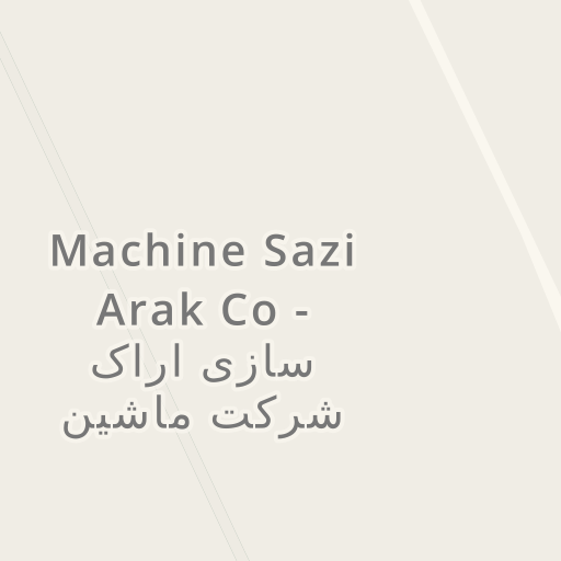 Driving directions to Machine Sazi Arak Co