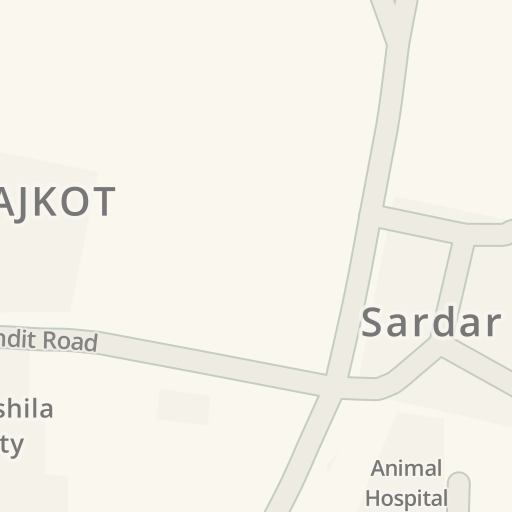 Driving directions to Akashwani-RAJKOT, Rajkot - Waze